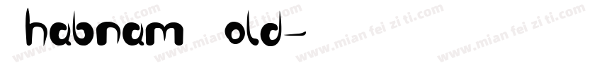 Shabnam Bold字体转换